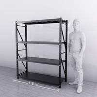 1.5m*1.8m*0.5m 800KG (W*H*D) Steel Shelving