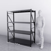 1.5m*1.8m*0.6m 800KG (W*H*D) Steel Shelving