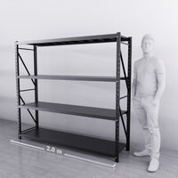 2m*1.8m*0.5m 600KG (W*H*D) Steel Shelving