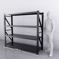 2m*1.8m*0.6m 1000KG (W*H*D) Steel Shelving