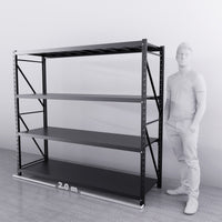 2m*1.8m*0.6m 800KG (W*H*D) Steel Shelving