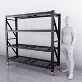 2m*1.8m*0.6m 1600KG (W*H*D) Wire Shelving