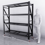 2m*1.8m*0.6m 1600KG (W*H*D) Wire Shelving