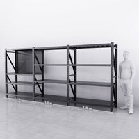 4.5m*2m*0.6m 3000KG Connecting Shelving With 1.5m Pegboard