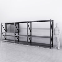 5.5m*2m*0.6m 3000KG Connecting Shelving With 2m Pegboard