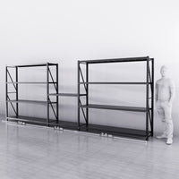 5.2m*2m*0.5m 1500KG (W*H*D) Connecting Shelving With Workstation