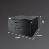 Double Drawer Unit Lockable