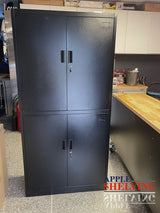 4-Door Storage Cabinet Lockable Cupboard (Steel)